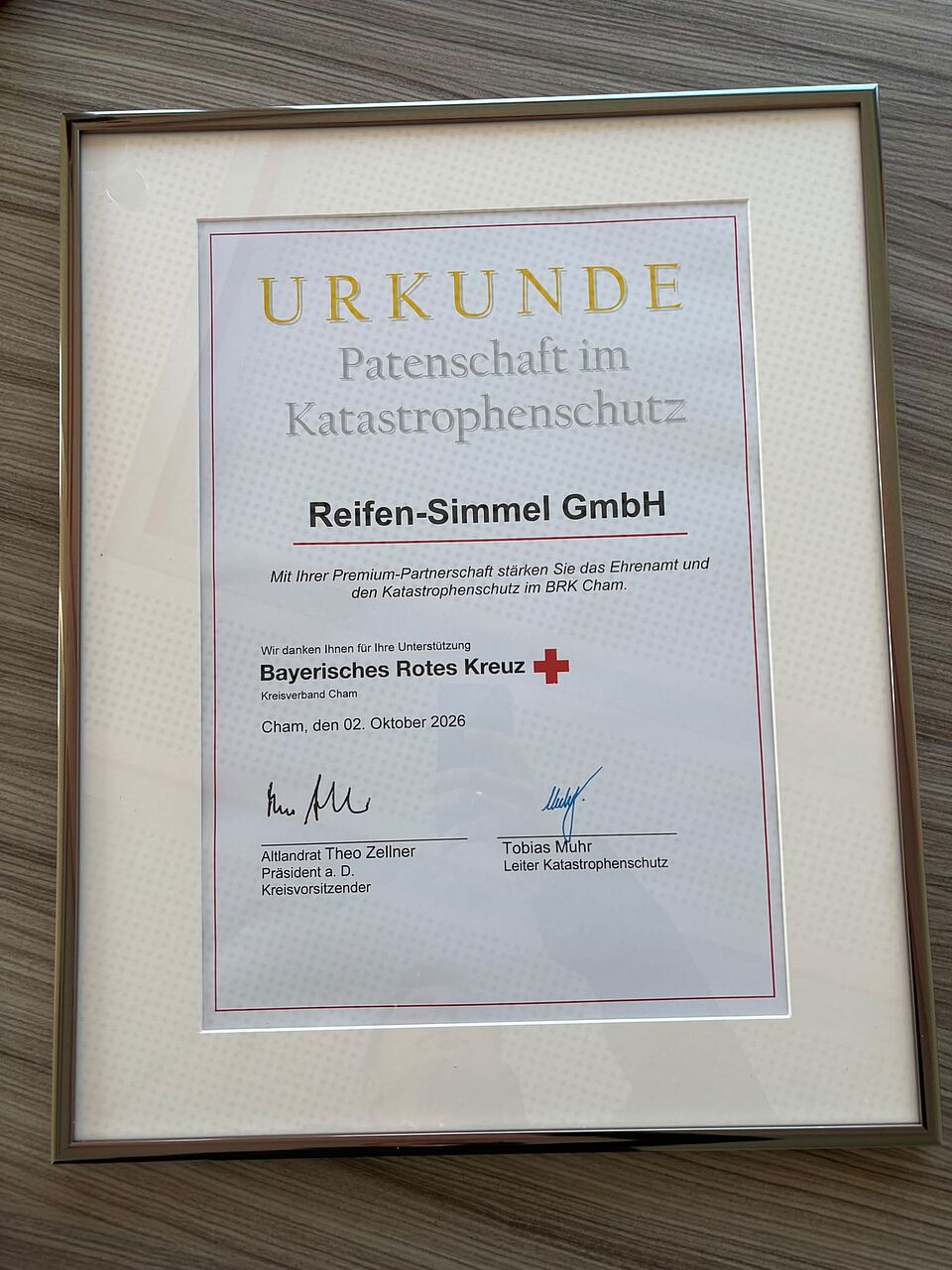 Urkunde Simmel