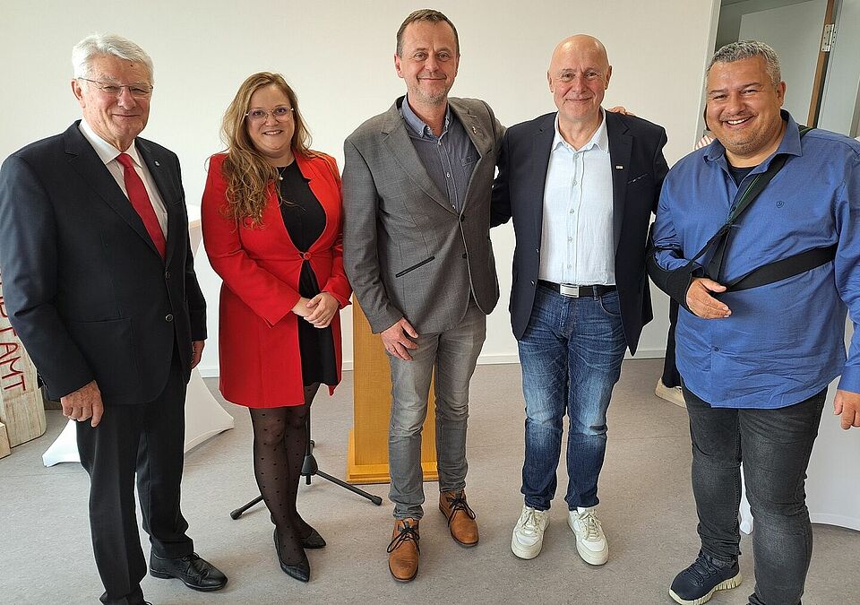 Die kleine Delegation aus Tschechien
