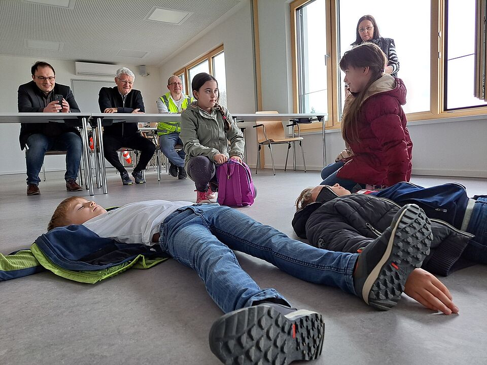 Die Ehrengäste amüsierten sich prächtig.