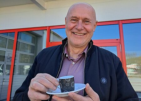 Manfred Aschenbrenner ist ein großer Espresso-Liebhaber.