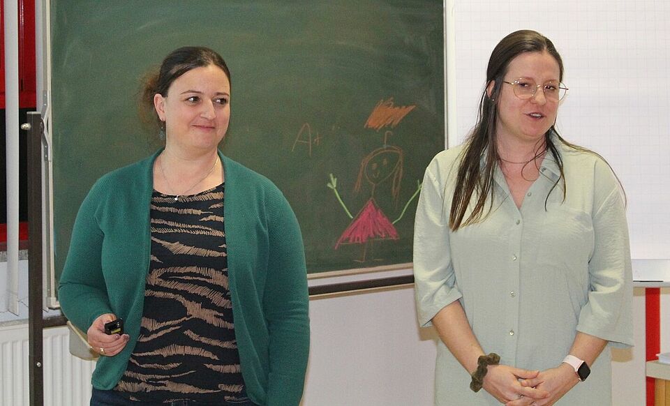 Stephanie Haberl (links) und Julia Allwicher
