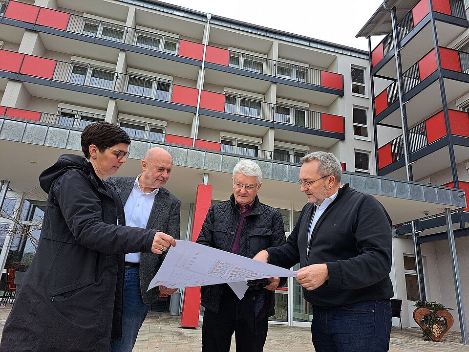 Begutachtung der Pläne
