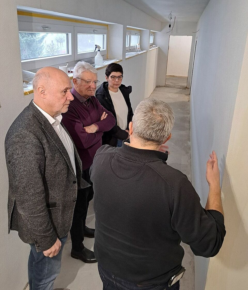 Rundgang durch den neuen Personaltrakt
